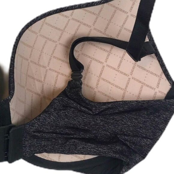 Victoria's Secret 34DD Perfect Shape Black Bra Lined Underwire Adjustable Straps - Picture 7 of 10